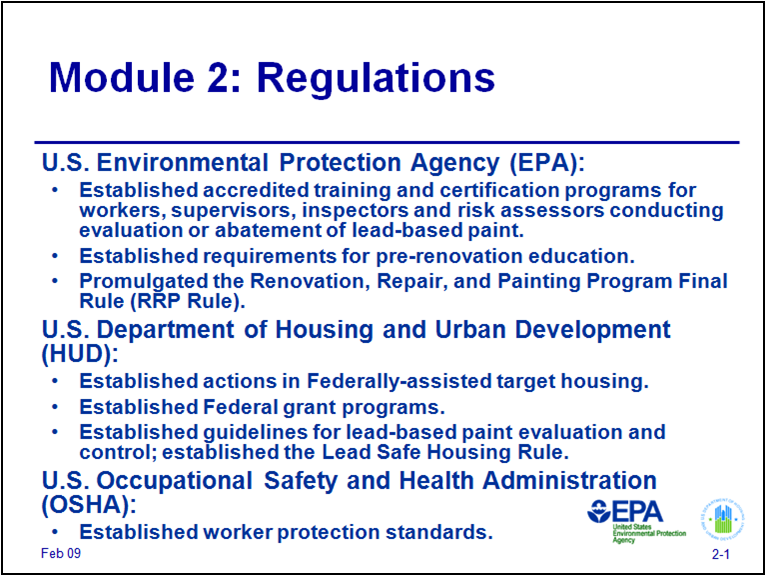 EPA RRP;The OSHA Lead in Construction Standard Worries Contractors