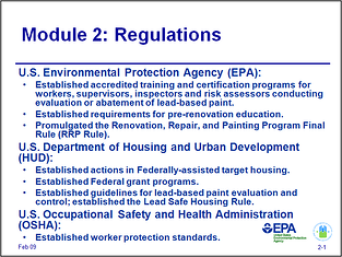 module 2 regulations